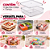 Cake Box Cristal Quadrada 4lt Tamanho Família 25x25cm c/ Tampa BlueStar - Imagem 8