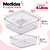 Cake Box Cristal Quadrada 4lt Tamanho Família 25x25cm c/ Tampa BlueStar - Imagem 7