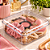 Cake Box Cristal Quadrada 4lt Tamanho Família 25x25cm c/ Tampa BlueStar - Imagem 9