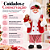 Decoração Natal Papai Noel Com Ginger Vermelho/Branco 60cm C/1un Cromus 1073005 - Imagem 4