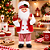 Decoração Natal Papai Noel Com Ginger Vermelho/Branco 60cm C/1un Cromus 1073005 - Imagem 8