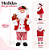 Decoração Natal Papai Noel Com Ginger Vermelho/Branco 60cm C/1un Cromus 1073005 - Imagem 6