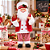 Decoração Natal Papai Noel Com Ginger Vermelho/Branco 60cm C/1un Cromus 1073005 - Imagem 5