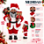 Decoração Natal Papai Noel Em Pé Presente Vermelho/Marrom 60cm C/1un Cromus 1049914 - Imagem 6