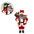 Decoração Natal Papai Noel Em Pé Presente Vermelho/Marrom 60cm C/1un Cromus 1049914 - Imagem 9