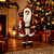 Decoração Papai Noel Em Pé Segurando Presente Vermelho 90cm C/1un Natal Cromus 1690024 - Imagem 8