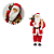 Decoração Papai Noel Em Pé Segurando Presente Vermelho 90cm C/1un Natal Cromus 1690024 - Imagem 9