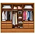 Guarda Roupa Esparta 6 Portas 9 Gavetas Tecil Cinamomo - Imagem 2