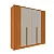 Guarda Roupa Guarani 6 Portas 4 Gavetas Tcil Cinamomo/off white - Imagem 2