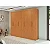 Guarda Roupa Andara 8 Portas Lopas Amendoa Clean - Imagem 1