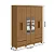 Guarda Roupa Zeus 6 Portas Lopas Amendoa Clean - Imagem 2