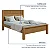 Cama de Casal Athenas Lopas Amendoa Clean - Imagem 2