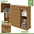 Cômoda Vedra 7 Gavetas 2 Portas Lopas Amendoa Clean - Imagem 8