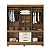 Guarda Roupa New Murano 10 Portas 3 Gavetas Demobile Amendola/Off white - Imagem 3