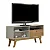 Rack Houston 1 Porta Valdemovies Off white/Cinamomo - Imagem 4