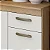 Balcão de Cozinha São Luiz 3 Portas 1 Gaveta Valdemoveis Cinamomo/Off White - Imagem 4