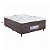 Cama Box Acoplada 188x138x60 Colchoarte Mola Pocket Vieiro Preto - Imagem 1