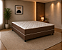Cama Acoplada 188x138x60 Colchoarte Mola Pocket Vieiro Marrom - Imagem 1