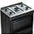 Fogão 5 Bocas F5ISP 5120 Esmaltec Preto - Imagem 4