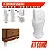 Kit 8 Pés C/Regulagem Branco - Imagem 2