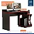 Mesa de Computador Gamer Valdemóveis Preto/Vermelho - Imagem 2