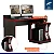 Mesa de Computador Gamer Valdemóveis Preto/Vermelho - Imagem 3