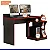 Mesa de Computador Gamer Valdemóveis Preto/Vermelho - Imagem 6