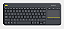 Teclado Logitech K400 Plus S/Fio - Imagem 1