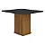 Mesa de Jantar Napoli 90x90  Leifer  Decor/Chumbo - Imagem 1
