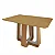 Mesa de Jantar Sintonia 160 Lopas Amendoa Clean/Off White - Imagem 2