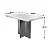 Mesa de Jantar Berlim 1,20 Rufato Imbuia/Off white - Imagem 3