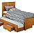 Cama de Solteiro  Milano Leifer  Cinamomo - Imagem 2