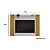 Painel Extensível DJ Moveis Trend Freijo/Off White - Imagem 3