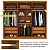 Guarda Roupa Cataguases 6 Portas Tcil Cinamomo - Imagem 10