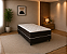 Cama Casal Acoplada 188x88x60 Colchoarte Mola Pocket Viero Preto Colchoarte - Imagem 1
