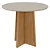 Mesa Celebrare c/ 4 Cadeiras Apogeu Lopas Amendoa clean/ Tecido Rinzai Bege - Imagem 1