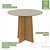 Mesa Celebrare c/ 4 Cadeiras Apogeu Lopas Amendoa clean/ Tecido Rinzai Bege - Imagem 8