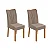 Mesa Celebrare c/ 4 Cadeiras Apogeu Lopas Amendoa clean/ Tecido Rinzai Bege - Imagem 2