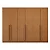 Guarda Roupa Bertha 6 Portas 2 Gavetas Lopas Amendoa Clean - Imagem 2