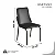 Mesa de Jantar Malibu c/ 4 Cadeiras Teixeira Preto fosco - Imagem 4
