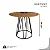 Mesa de Jantar Malibu c/ 4 Cadeiras Teixeira Preto fosco - Imagem 3