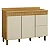 Balcão Dakota 120cm Valdemóveis Cinamomo/off white - Imagem 1