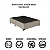 Base Box Casal Veludo Bege 138x188x28 Portobel - Imagem 2