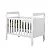 Berço Minicama Soninho Tigus Branco + Colchão Baby Sleep 130x70x10 - Imagem 4