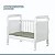 Berço Minicama Soninho Tigus Branco + Colchão Baby Sleep 130x70x10 - Imagem 8