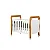Berço Minicama Soninho Tigus Branco/Amadeirado + Colchão Baby Sleep 130x70x10 - Imagem 4