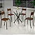 Mesa c/ 4 Cadeiras Atlanta Tampo de Vidro Teixeira - Imagem 1
