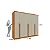 Guarda Roupa Realeza 6 Portas Tcil Cinamomo/ Off White - Imagem 2
