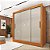 Guarda Roupa Vitória 3 Portas 04 Gavetas Flex Tcil Cinamomo/ Off/ Cinamomo - Imagem 1