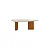 Mesa de Jantar Isis Leifer 1,80 off white/ cinamomo - Imagem 1